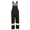 K-Viking Outerwear, Professional® Journeyman 300D Trilobal Rip-stop FR Bib Pants, 3907frP, Black