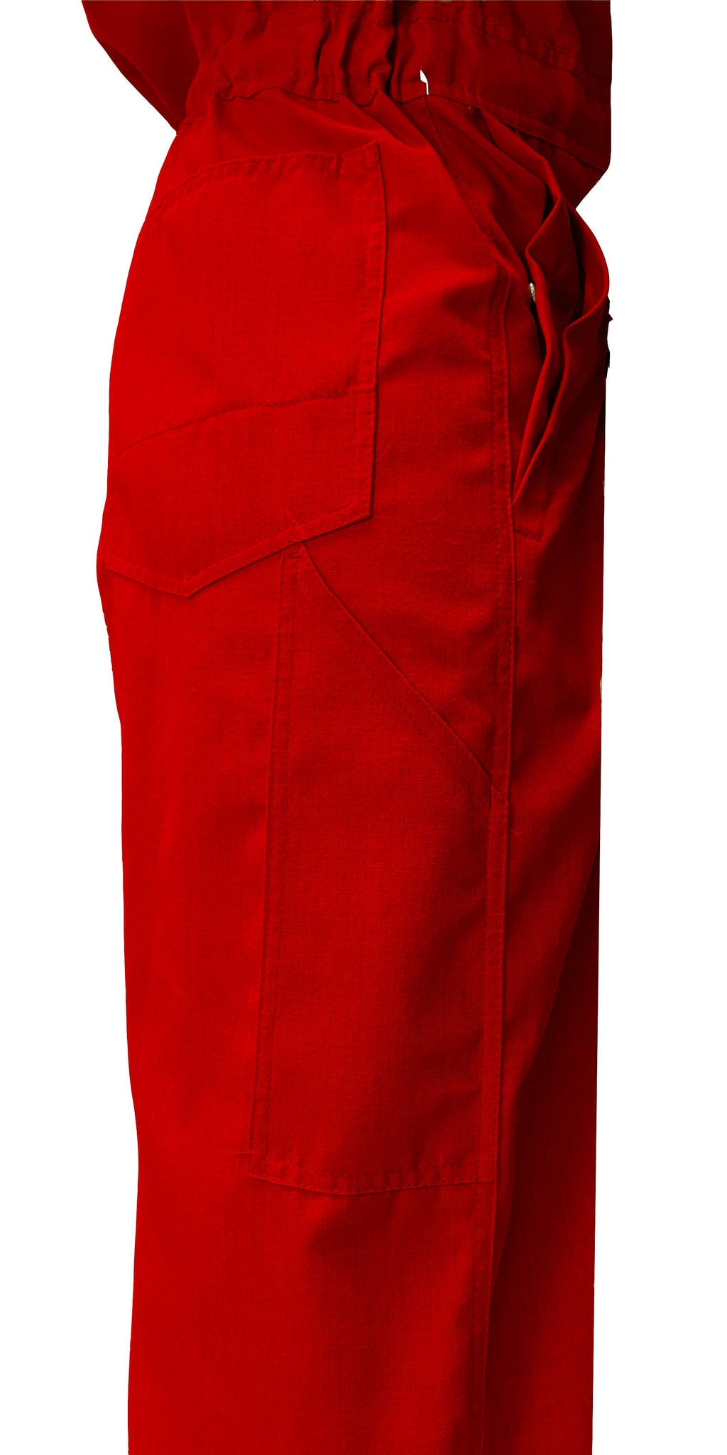 K-FlameRwear, FR Coverall Deluxe, fwCT1-6, Tecasafe One 5.7 oz, Cat2, Red