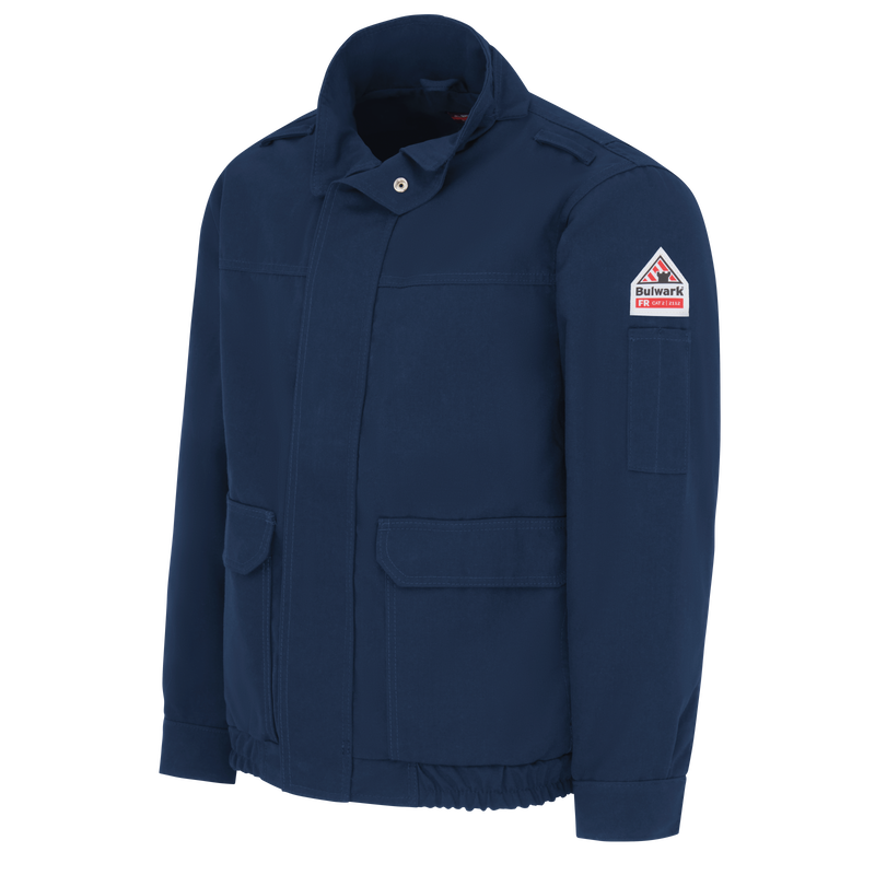 K-Bulwark, Men's Lightweight Nomex FR Lined Bomber Jacket, JNJ6, FR 7oz, Cat3, Navy