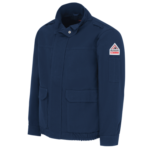 K-Bulwark, Men's Lightweight Nomex FR Lined Bomber Jacket, JNJ6, FR 7oz, Cat3, Navy